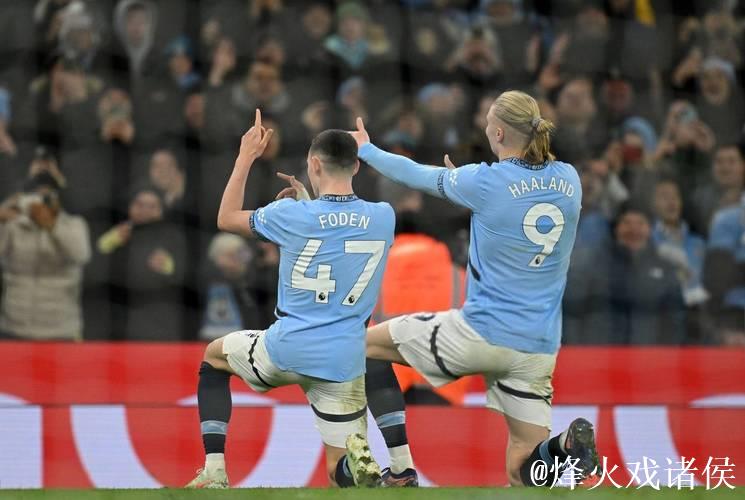 哈兰德双响助曼城3比0胜水晶宫，福登关键破门成亮点